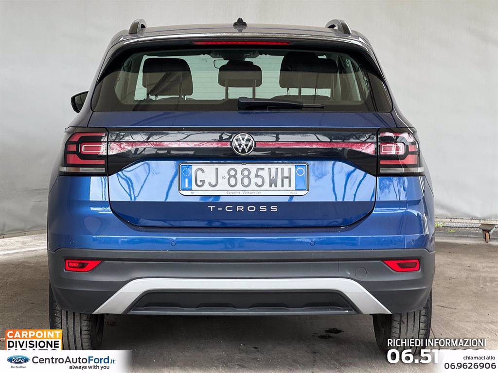 VOLKSWAGEN T-cross 1.0 tsi style 110cv dsg