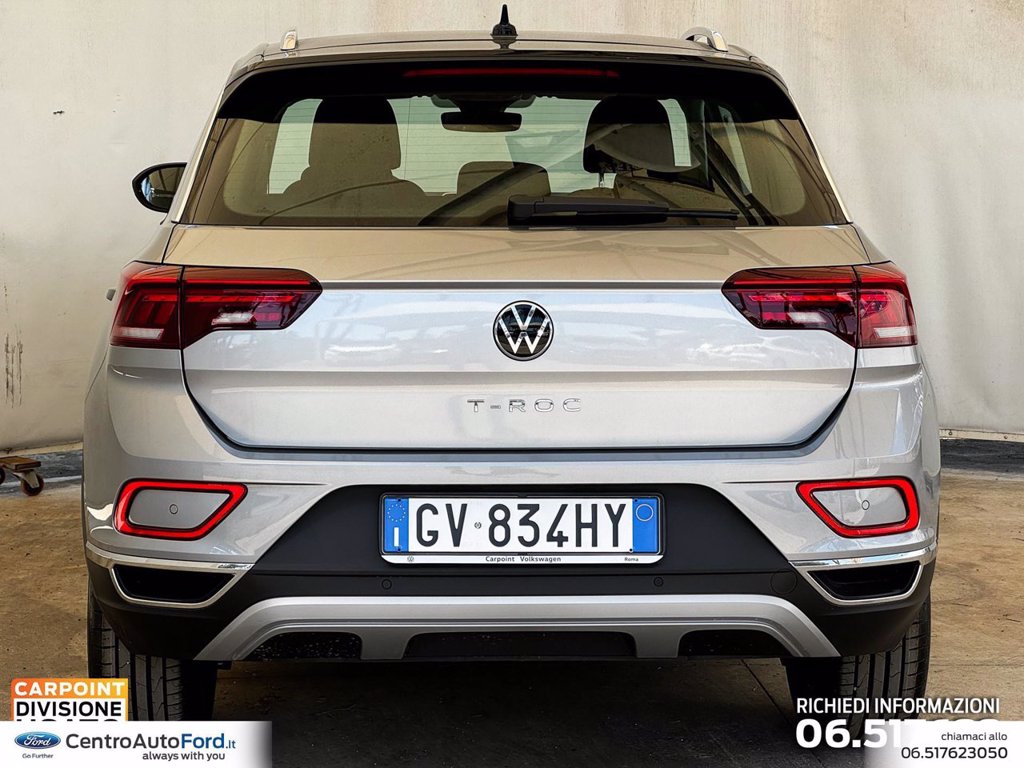 VOLKSWAGEN T-roc 1.0 tsi style 110cv