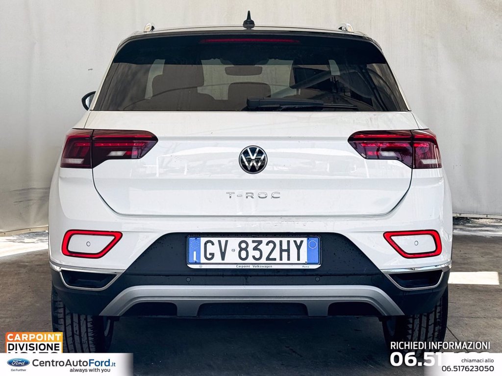 VOLKSWAGEN T-roc 1.0 tsi style 110cv