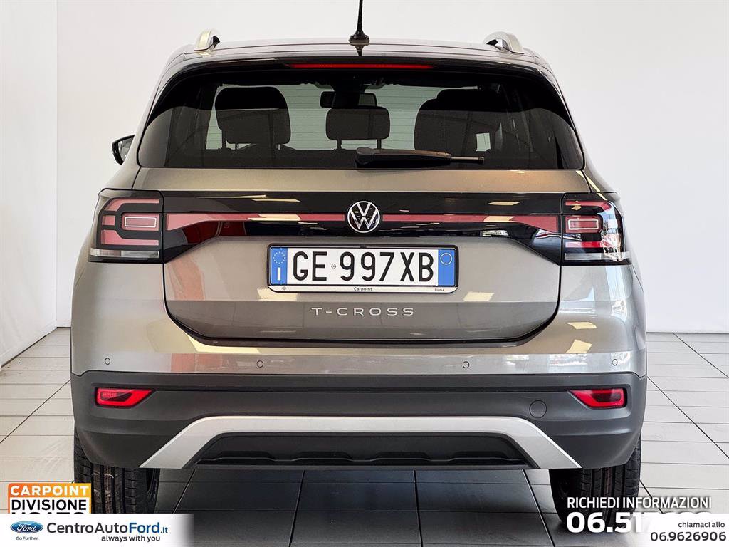 VOLKSWAGEN T-cross 1.0 tsi advanced 110cv dsg