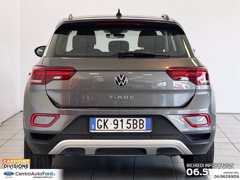 VOLKSWAGEN T-roc 1.0 tsi life 110cv