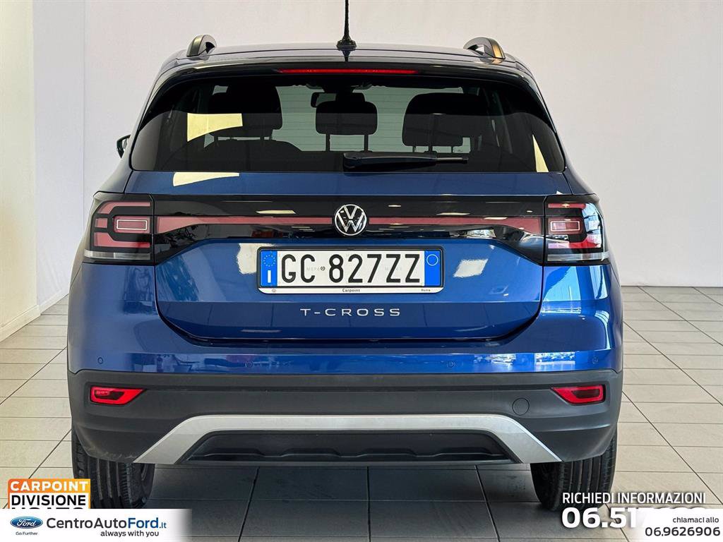 VOLKSWAGEN T-cross 1.0 tsi style 110cv dsg