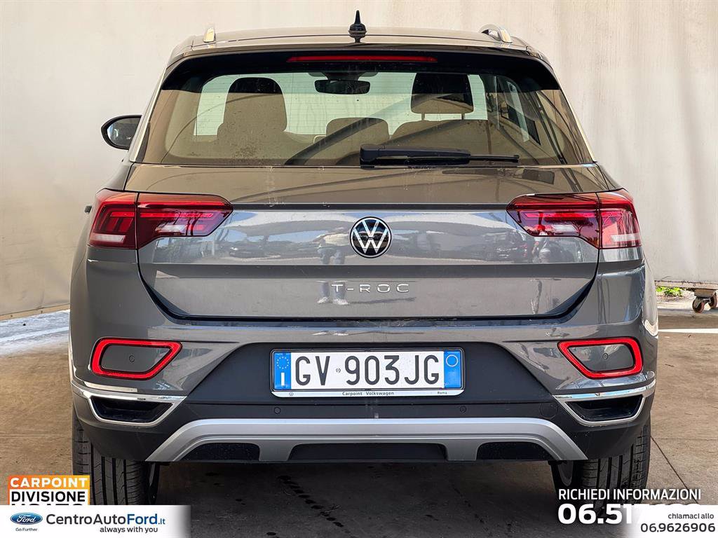 VOLKSWAGEN T-roc 1.0 tsi style 110cv