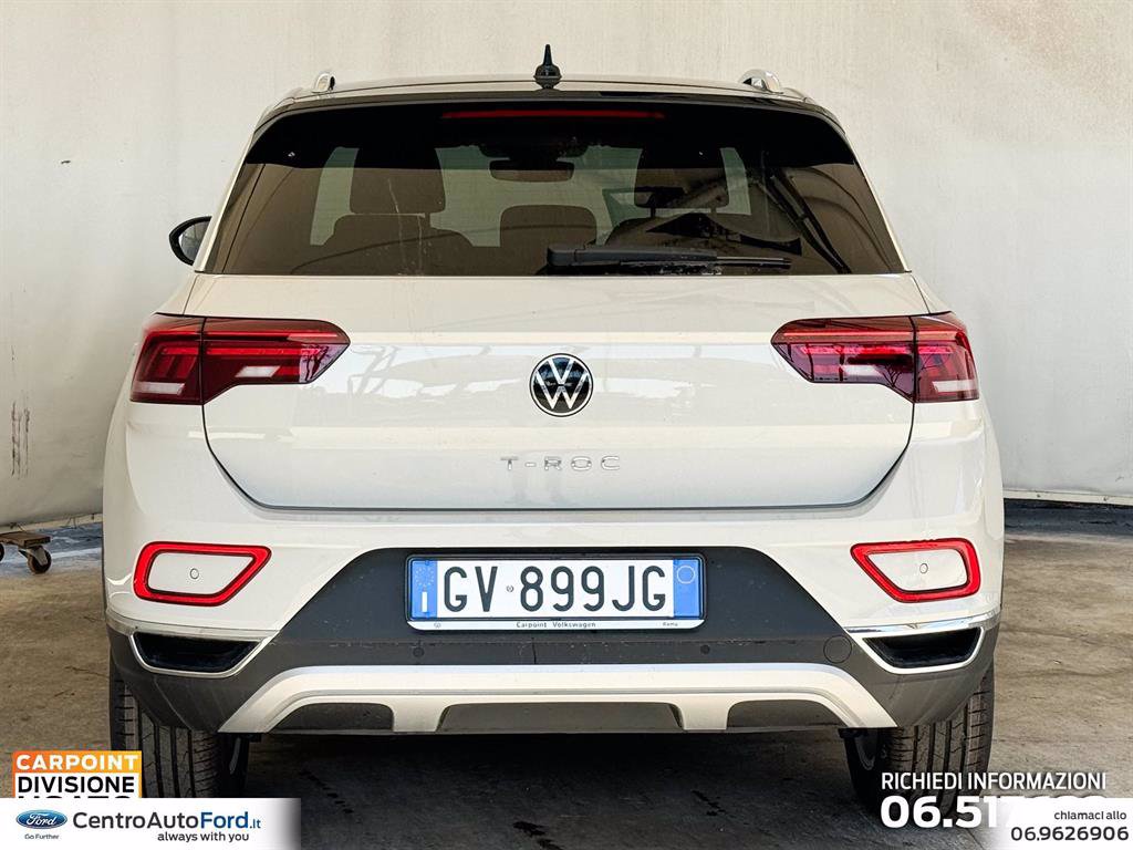 VOLKSWAGEN T-roc 1.0 tsi style 115cv