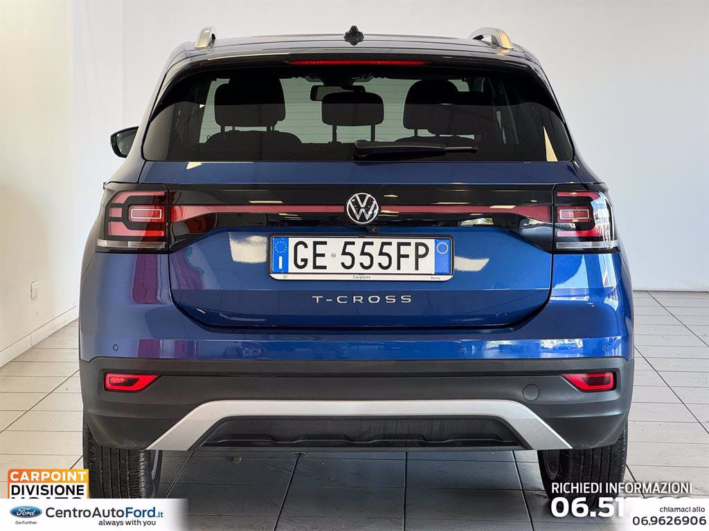 VOLKSWAGEN T-cross 1.0 tsi style 110cv dsg