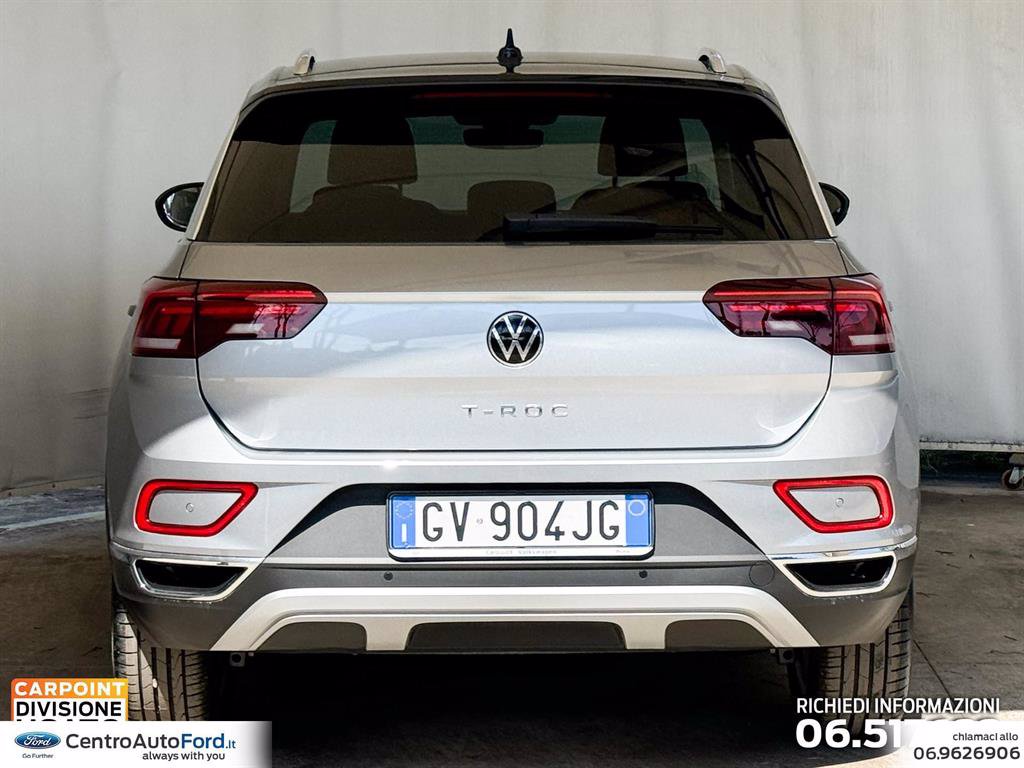 VOLKSWAGEN T-roc 1.0 tsi style 110cv