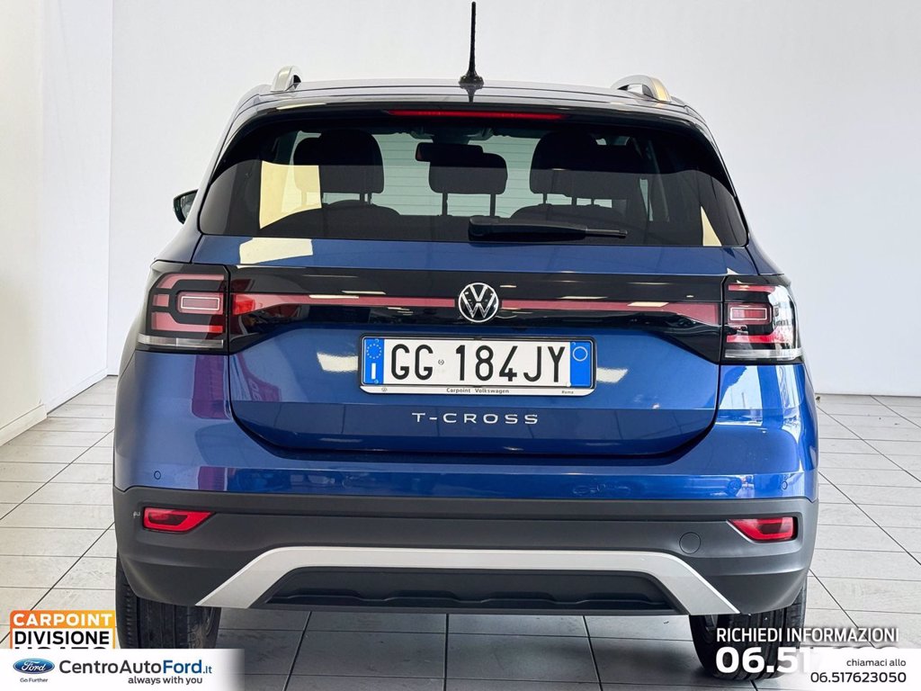 VOLKSWAGEN T-cross 1.0 tsi advanced 110cv dsg