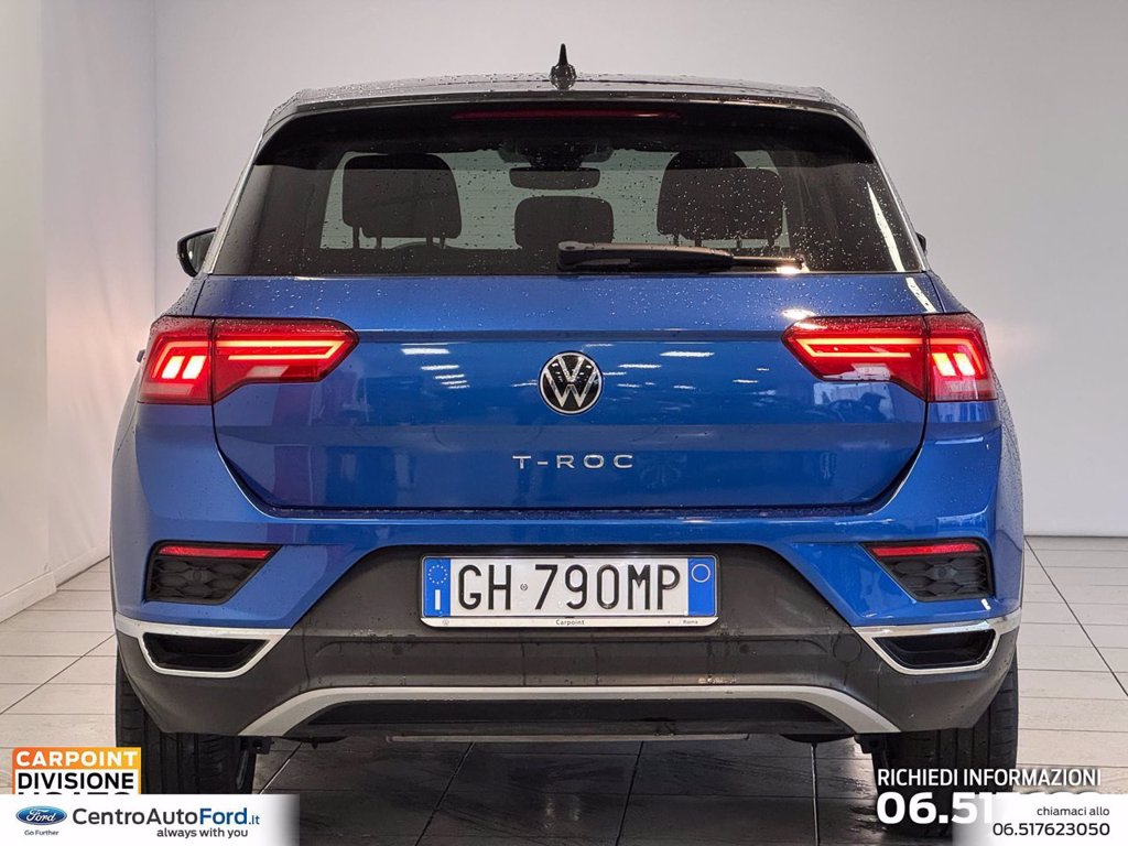 VOLKSWAGEN T-roc 1.0 tsi style 110cv