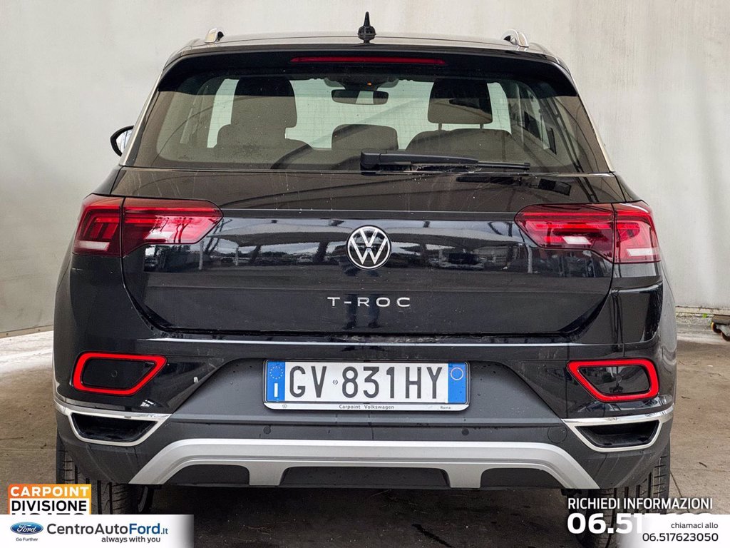 VOLKSWAGEN T-roc 1.0 tsi style 110cv