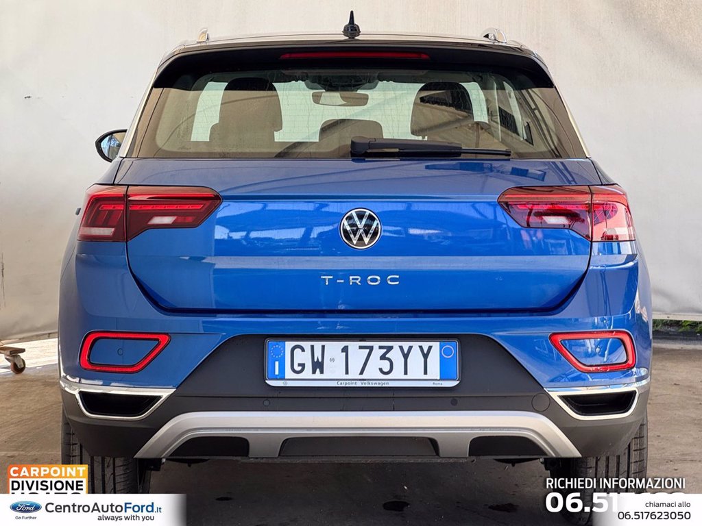 VOLKSWAGEN T-roc 1.0 tsi style 110cv