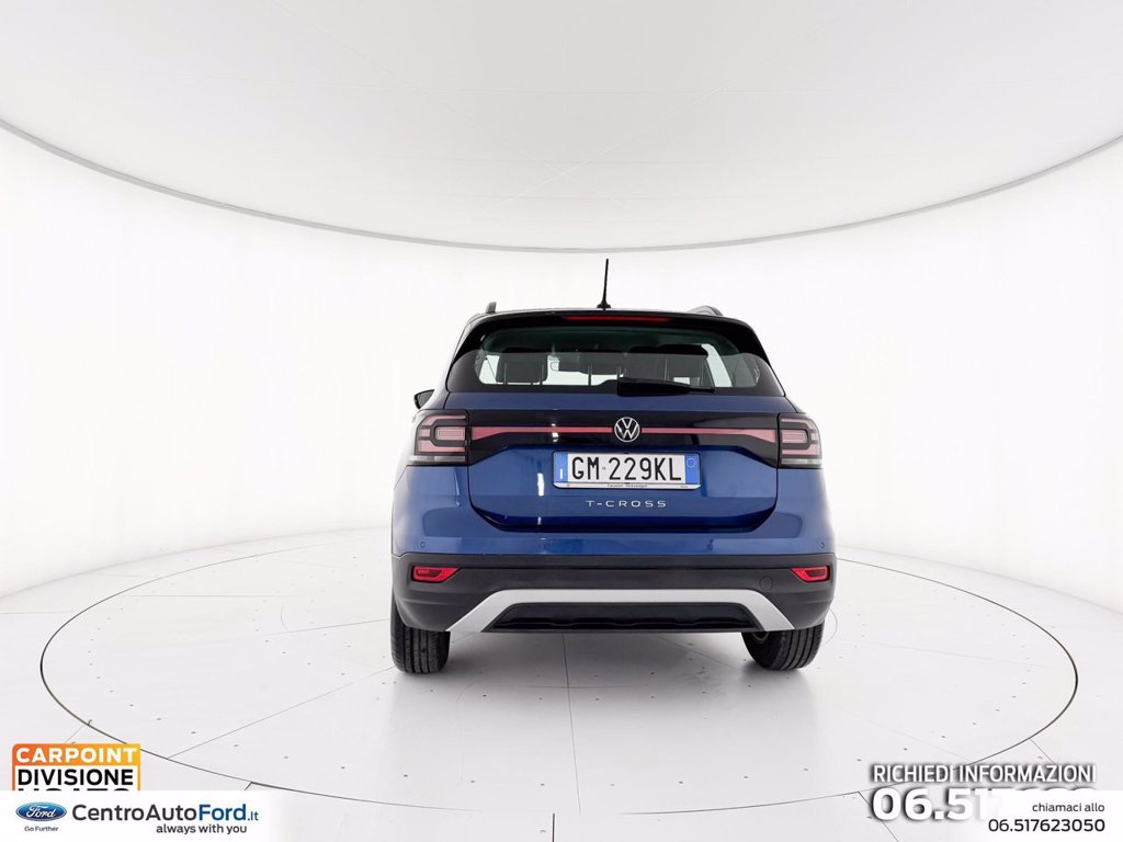 VOLKSWAGEN T-cross 1.0 tsi style 110cv dsg