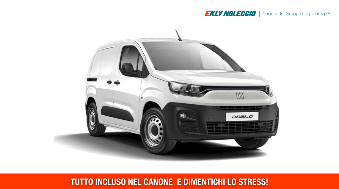 Nuovo Fiat Doblò Ekly Noleggio